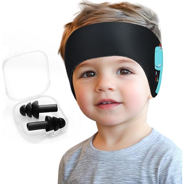 Bandeau De Natation Enfant En Néoprène – Protège Les Oreilles De L'eau, Avec 40 Autocollants étanches
