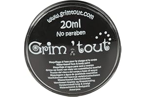 GRIM'TOUT- dosette Fard Maquillage, GT41193, Noir
