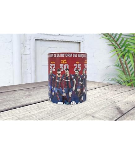 Mug FC Barcelone 12oz - Céramique Officielle Drapeau - Micro-ondable - Cadeau Fan Football