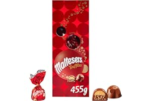 MARS Maltesers Chocolate Truffles Gift Box, Milk Chocolate gift, Honeycomb & Truffle filling, 455g, Ideal Chocolate Selection Box for Gifts, Snacks and Sharing