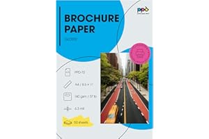 PHOTO PAPER DIRECT PPD A4 50 Fogli 140g Carta Fotografica Fronte-Retro Lucida Per Stampanti Inkjet - PPD-72-50