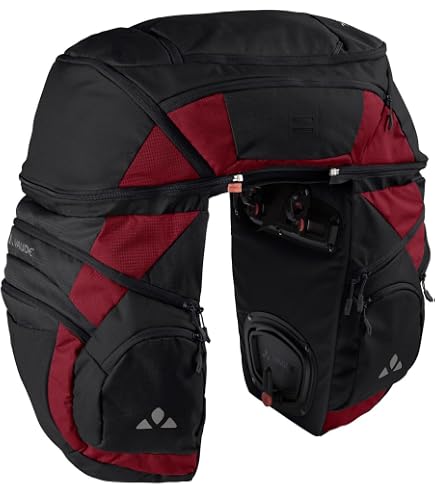 WITAN Gepäcktasche Fahrradtasche Satteltasche (Rot) FT3 Sport & Freizeit
