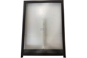 LUXTIG Ricambio Lucernario - Vetro Retinato e Telaio - cm 45x60 K30T