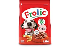 Frolic Nourriture Semi-Humide pour Chiens Adultes saveur bœuf, Sachet de 2,6 kg