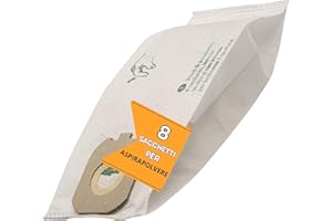 ELETTROCASA 8 Sacchetti Aspirapolvere Rowenta Compatibili - Sacchetti per Aspirapolvere Rowenta in TNT con Filtrazione Avanzata - Modello RW18 TNT