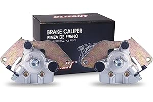 OLIFANT Front Brake Calipers for Honda Rancher 420 07-20 Foreman 500 12-20 Rubicon 500 15-20 Left & Right with Pads 45150-HP5-601 45250-HP5-601