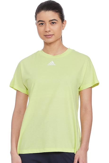 T-shirt Essentials Loose 3-Stripes Cropped - Bianco adidas | adidas Italia