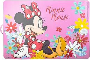 KP PHARMA Disney Minnie Mouse Baby Placemats - Non-Slip, Stain-Resistant, Portable Food Mats for Kids & Toddlers, Easy to Clean, BPA-Free, Ideal for Dining, Travel & Restaurants
