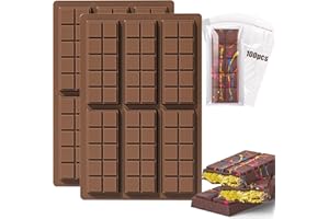 DHINCHANSAIB Molde de chocolate de silicona: antiadherente, apto para alimentos, ideal para knafeh, pistacho y chocolate con leche, ideal para hacer aperitivos caseros