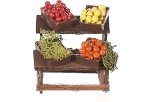 Holyart Banquete Pesebre 4 Cajas de Frutas en Miniatura