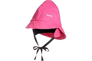 Playshoes Unisex-Kid's Waterproof Rain Hat with Fleece Lining