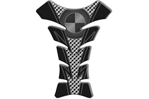Tankpad Motorad Draht Muster Tankschutz KOMPATIBEL ' BM.W CARBON 'Polymer 3D 20 cm x 14 cm