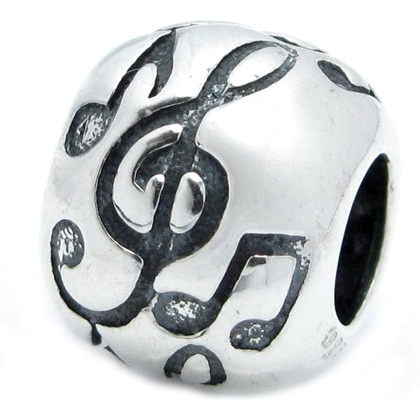 Queenberry Sterling Silver Grand Piano Charm Bead For European Bracelets - View #5