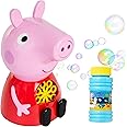 Peppa Pig Bubble Machine | Bubble Making Machine | Peppa Bubble Party Bubble Machine & Bonus Bubble Solution | Perfect Fun Outdoor Toys & Indoor Toys | Peppa Pig House On The Hill Toys | Ages 3+