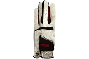 Wilson Homme Gant de Golf, Blanc, Feel Plus