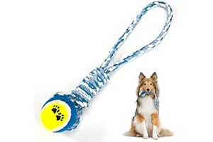 YSQEVN Giochi per Cani Interattivo Giocattolo di Corda per Animale Domestico Resistenti Giocattoli da Masticare per Cani Grandi Media e Piccoli