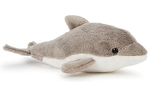 Zappi Co Pluszowa pluszowa zabawka dla dzieci, miękka przytulanka, część kolekcji zwierząt safari, idealna dla dzieci (głębokość 25 cm) (delfin)
