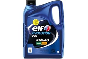 ELF EVOLUTION 700 10W-40, Huile moteur essence et Diesel, 5 litres