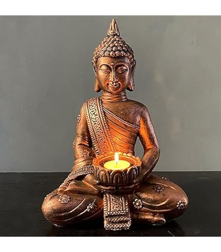 Très Grande statue de bouddha Debout en bronze