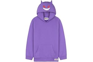 POKÉMON Pokemon Sudadera Niño Niña y Adolescente, Pikachu Sudaderas con Capucha Cómoda, Bolsillo Canguro, Regalos Anime para Niños