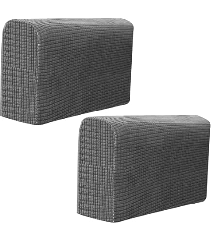 Protezioni Per Braccioli Per Poltrone, Divani, Poltrone Antiscivolo, Set Da 2 Pezzi, In Pile Di Alta Qualità, Elasticizzato, Protezione Elasticizzata (nero
