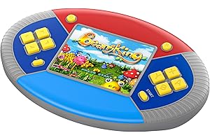 ZHISHAN Tragbare Handheld Spielkonsole für Kinder Erwachsener Eingebaute 218 Klassische Retro Elektronisches Video Spiele 3.0 " HD Bildschirm USB Wiederaufladbar Arcade (Grau)