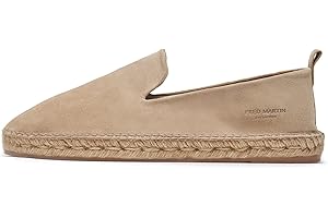FRED MARTIN COLLECTION, Herren Espadrilles aus Wildleder mit Jutesohle und Lederausstattung