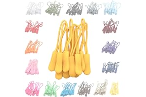 MADDMA 10 Zipper-Schlaufen 70 Farben Reißverschluss-Anhänger Reißverschluss-Verlängerung Pull Anhänger