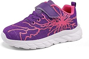 Qciplr Hallenschuhe Für Jungen Turnschuhe Für Jungen Mädchen Sportschuhe Kinder Laufschuhe Mesh Atmungsaktiv Tennisschuhe Leicht Outdoor Fitness Sneaker