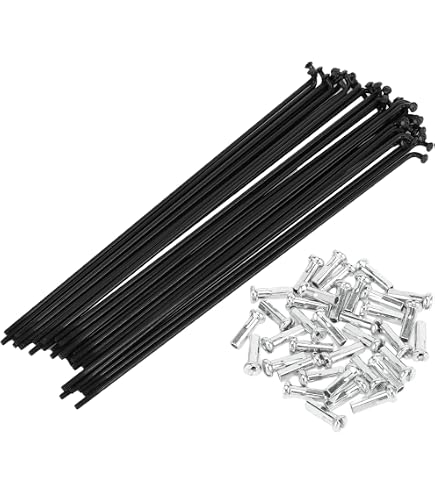 36 Rayons Vélo Acier 14G - Têtes J - Diamètre 2mm - Pour VTT, Vélo Ville, Trekking
