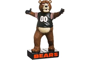 Team Sports America Evergreen Enterprises NFL Chicago Bears Maskottchen DesignGartenstatue, Teamfarben, Einheitsgröße
