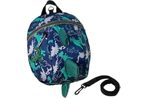KVBUCC 1 Piece Anti-Loss Backpack, Toddler Backpack with Bridle, Child Safety Backpack, Baby Walking Backpack, Bridle Backpack for Toddlers Walking 1-3 Years Old (Blue)