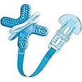 MAM Bite and Relax Teether (4+ months) with Clip, Teething Toy Promotes Dental Hygiene and Cleanliness, Baby Teether Soothes Painful Gums