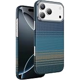 CONSTRAIN - iPhone 17 Pro Max ile uyumlu Apple Kılıf Magsafe ile uyumlu Şarj &Ouml;zellikli Ultra Slim Aramid Karbon Fiber Kevlar 