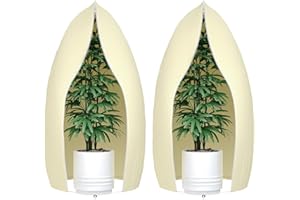 ESTEFANLO Plant Fleece Frost Protection, Garden Fleece Frost Protection, Frost Protection for Plants, Plant Frost Protection Covers, Frost Protection for Outdoor Plants, Plant Covers for Winter (80x120cm)