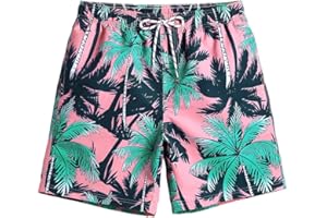 MaaMgic Pantaloncini da Bagno da Uomo Asciugatura Veloce Costume da Bagno per Surf sulla Spiaggia Multi-funzioni Allenamento casa con Fodera in Mesh con Fodera in Mesh