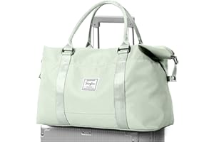 SEAFEW Torba podróżna torba sportowa dla kobiet torba na bagaż podręczny 45x36x20 Easyjet torba weekendowa torba pływacka fitness torba treningowa damska na podróżną siłownię,P5-Miętowa zieleń