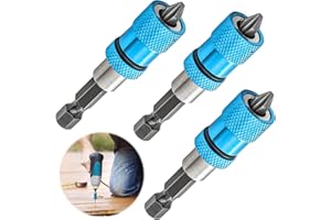 BAFLOVGA 3 sztuki bitów do płyt kartonowo-gipsowych, nasadka do wkrętarki do suchej zabudowy, magnetyczny uchwyt do szybkiej wymiany, 1/4" sześciokątny trzpień, narzędzie do montażu na sucho