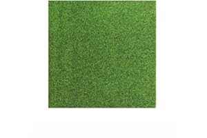 HomeVortex Zerbino in erba sintetica, per esterni, erba sintetica, per ingresso, balcone, patio, giardino (50 x 50 cm)