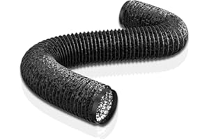 Aygrochy 150mm PVC Abluftschlauch, 6 Meters Lüftungsschlauch für Mobile Klimaanlage, Trockner, Abluftventilator, Abzugshaube, Belüftungssystem