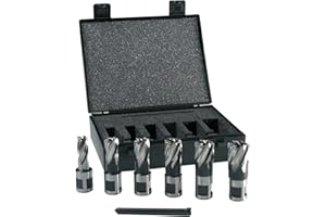 Evolution HTCCUTKIT6S Lot de 6 forets magnétiques pour outils électriques Série courte Orange 25 mm