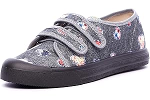 Nordan scarpe da Ginnastica Bambini Tessuto Traspirante | Pantofole Primavera/Estate con Suola Antiscivolo | Leggere e Comode per Scuola/Asilo | Unisex Taglie 25-30 925150