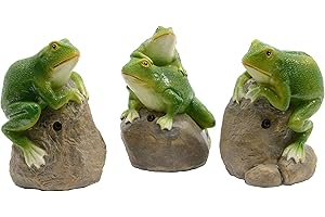 DECORIS RANA CON SENSOR Y SONIDO 3 MODELOS SURTIDOS 8x7.4x11.5cm EURO/U