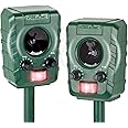 VOSS.sonic 2X dispositifs répulsifs à ultrasons 1200, répulsif Contre Chien, répulsif Contre Chats, avec Piquet de Support