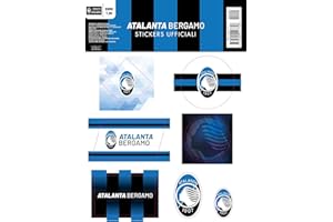 ATALANTA BC Kit 7 Adesivi su Foglio A4