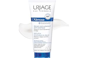 Uriage Xemose Baume Oléo-Apaisant Anti-Grattage, peau sèche à tendance à l'eczéma atopique I Apaise dès la 1er application, 48h anti-récidive. Baume nourrissant Visage & Corps I Non parfumé
