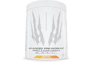 ‎ACEUS Aceus Nutrition ADVANCED Pre Workout | 392g Pulver | 25 Portionen | Pre Workout booster Hochdosiert | Pump Booster | Vegan | 200mg Koffein | Focus | Kraft | Energie