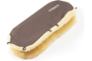 Hofbrucker Handwärmer/echter Lammfell Muff Kinderwagen, Buggy, Sportwagen, Radanhänger/warme Handschuhe, Funktionshandmuff wasserabweisend, windabweisend