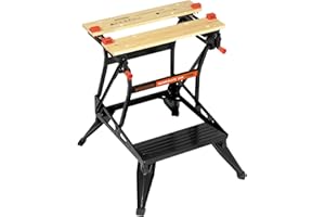 BLACK+DECKER Workmate Dual Height Adjustable Workbench, WM536-XJ
