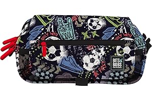 Grafoplas - Estuche Escolar Tres Compartimentos con Solapa, bits&Bobs